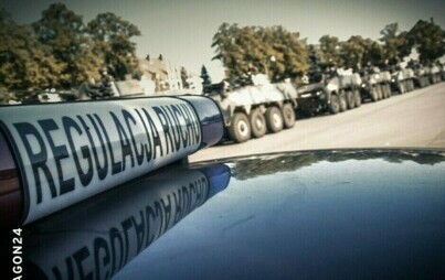 Zdjęcie do Wzmożony ruch kolumn pojazd&oacute;w wojskowych w czasie ćwiczeń pod kryptonimem STEADFAST DEFENDER-24 i DRAGON-24